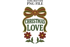 Christmas love png design for T-shirts Product Image 1