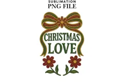 Christmas love png design for T-shirts Product Image 1