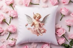 Valentines Day Cupid Sublimation Bundle, Cupid Watercolor Product Image 4