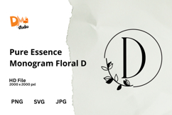 Pure Essence Monogram Floral Product Image 1