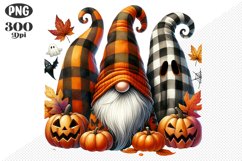 Halloween Gnomes Sublimation - Clipart PNG Design Product Image 1