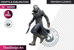 Slasher Movie Villains Horror Character Clipart Fantasy PNG Product Image 1