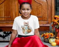 Custom Ghost Halloween With Kid Names Png | Trendy Halloween Product Image 2