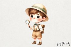 Cute Jungle Animals Tropical Clipart PNG Product Image 1