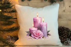 Pink Tis The Season Christmas Sublimation, Christmas Clipart Product Image 4
