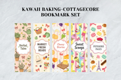 Kawaii Baking Cottagecore Bookmark Set,Cute Pastry &amp; Kitchen Product Image 4