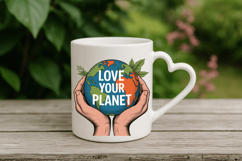 Love your planet PNG Sublimation | Earth Day PNG Design Product Image 4