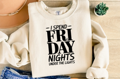 I spend Friday night under the lights Svg | Shirt Svg Product Image 4