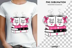 Book besties png design for T-shirts Product Image 4