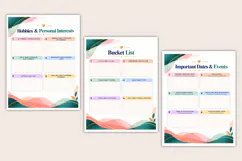 Yearly Life Organization Workbook Product Image 4
