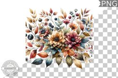 Flowers Sublimation - Clipart PNG Design Product Image 1