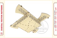 Box Organizer v13 - laser cut file - Glowforge ready SVG Product Image 4