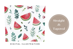 Watercolor Watermelon Tumbler, Summer Tumbler Template Product Image 4