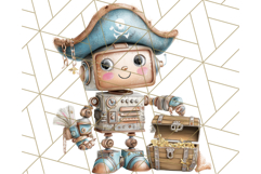 Robot Clipart, Soft Realistic Full Body Robot PNG Images Product Image 4