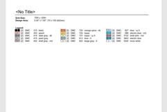 Cross stitch pattern Easter bunny with eggs embroidery digit Product Image 4