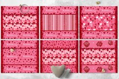 Valentine sublimation | Skinny tumbler glitter design bundle Product Image 4