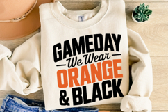 Game Day We Wear Brown &amp; Black Svg | Sport Svg | Shirt Svg Product Image 4