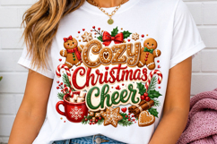 Cozy Christmas Cheer Gingerbread PNG Product Image 5