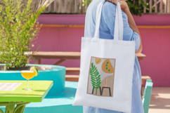 Modern Botanical Vase Leaf Embroidery Design Product Image 4