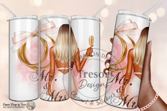 Mr And Mrs Bride Fashion Blonde Girl PNG Wedding Clipart Product Image 2