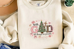 Christian Holiday Sublimation, Christmas Png Product Image 3