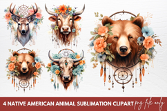 Native American Animal Clipart Product Image 1