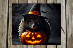 Halloween hedgehog | 8 Skinny tumbler sublimation designs Product Image 4