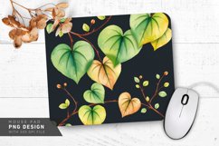 Heart Branch Wreath Mouse Pad PNG Design Product Image 1