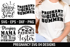 Pregnancy SVG Design - Praying mama all day everyday Product Image 1