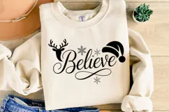 Believe Svg | Christmas svg | Shirt Svg Product Image 4
