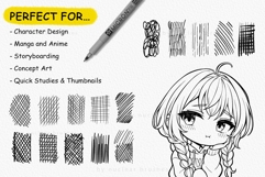 300 Fine Line Brushes For Procreate, Micron Line Art Brushes Product Image 4