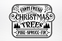 Christmas Vintage Sign SVG Product Image 4