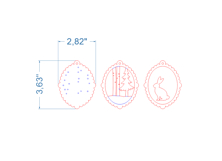 Christmas Tree Toy Hare SVG laser cut file for Glowforge Product Image 4
