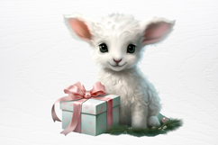 Christmas Baby Animals Clipart PNG Product Image 4