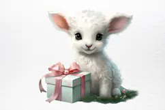 Christmas Baby Animals Clipart PNG Product Image 4