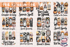 Halloween brushstrokes Bundle Sublimation 43 Clipart PNG Product Image 3