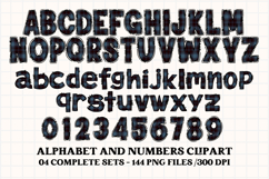 Father’s Day Alphabet clipart, father’s day letters doodle Product Image 4