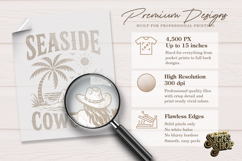 Seaside Cowgirl png, Coastal Western Beach Design Product Image 5
