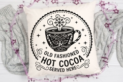 Old Fashioned Hot Cocoa Served Here Svg, Hot Chocolate Svg. Product Image 4