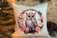 Christmas Owl Clipart, Christmas Owl Clipart, Christmas Owl Product Image 4