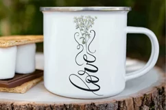Love Wild Flower Png | Sublimation Designs Minimalistic Product Image 3