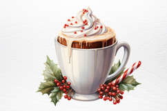 Christmas Hot Cocoa Cup Sublimation PNG Product Image 4