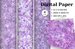 Purple glitter Background Wallpaper Sparkles Digital Paper47 Product Image 1