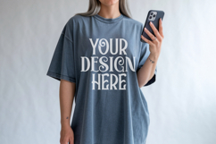 Bay Comfort Colors 1717 T-shirt Mockups, Real Model Mock Product Image 1