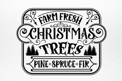 Christmas Vintage Sign SVG Product Image 4