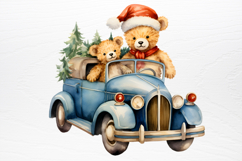 Christmas Animal Safari Clipart PNG Product Image 4