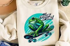 Just Frogging Around! Sublimation, Raccoon Png Product Image 4