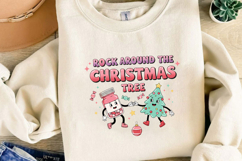 Rock Around the Christmas Tree Sublimation,Christmas Png Product Image 4