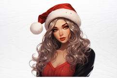 Christmas Fashion Girl Sublimation PNG Product Image 4
