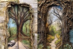 Way, Junk journal pages, Digital paper, Collage Product Image 4